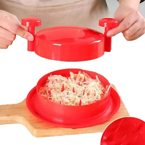 Wmzjnljy 1pc Chicken Shredder Visible Chicken Breast Shredder Tool Ergonomic Handle, Anti-Slip for Pulled Pork Chicken(Z25-1)