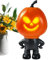 Halloween Talking Decoration - Pumpkin Speaker With Projector, Halloween Animated Decoration, Pumpkin Projection With Sound, Halloween Light Projector With Speaker, Animat Projector