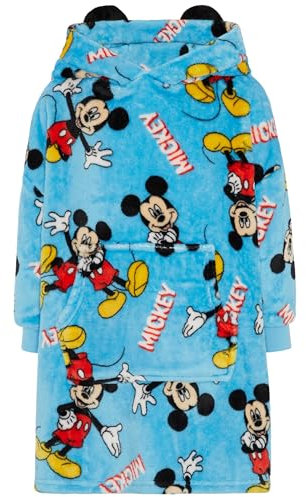 Disney Micky Maus - Decke Hoodie Unisex Fleece Übergröße Kapuzenpullover Kinder - 2-3 Jahre: 98cm