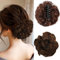 UHOMENY Wig Hair Clip Claw Clip Claw Messy Bun Hair Piece Wavy Curly Large Hair Bun Hairpiece Curly Synthetic Hair Bun Extensions Women's Ponytail Hair Accessories (Brown)