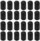 LT Easiyl 50 Stück 6 Mm D-Schaft Schwarz Hoher Drehgeber-Steuerknopf D-Loch-Steuerknopf mit Konkaver Kappe Potentiometerknöpfe 6 Mm Schaftknopf Schwarz