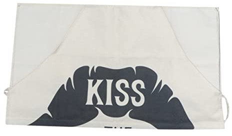 IMIKEYA Baumwoll-leinen Kochschürze Mit Doppelter Naht Kreative Muster Verstellbar Leicht Zu Reinigen Unisex Küchenschürze Für Arbeitsplatz Kochen Hausarbeit Geeignet Für Frauen Und Männer