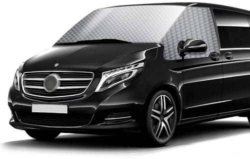 MaxAwe Auto Windschutzscheiben Abdeckung für Vito W639&W447, 100% Verdunkelnd Frontscheibe Schnee Frost EIS Wrap Cover, Winddichter Wasserdichter Anti-UV/Ice/Frost Scheibenfrostschutz für Frontscheibe