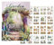 Garten-Journaling-Aufkleber, Tagebuch-Aufkleberbuch | 20-Blatt-Gartenbuchpaket | Blumen Garten dekorative ästhetische Aufkleber für Scrapbooking, Handwerk, Notizbuch