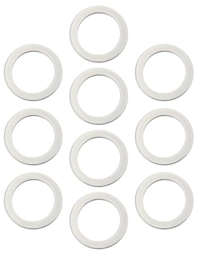 VGOL 10Pcs Replacement Ring Circula Saw Blade Reducing Ring 16mm Reducer Ring for Circular Saw Blades Cutting Discs 22.2x16x1.1mm Silver