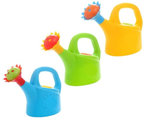 ibasenice 3stücke Junge Mädchen Gießkanne Spielzeug Multifunktionale Wasserspiele Für Bad Und Garten Für Kleinkinder Zufällige Farben Leicht Und Handlich Für Kinderhände