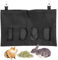 Heuraufe für Kaninchen, 44 x 29 cm Tasche für Heu, Heufutterbeutel, Heu zum Aufhängen mit 4 Fenstern, für kleine Haustiere, Meerschweinchen, wasserdicht