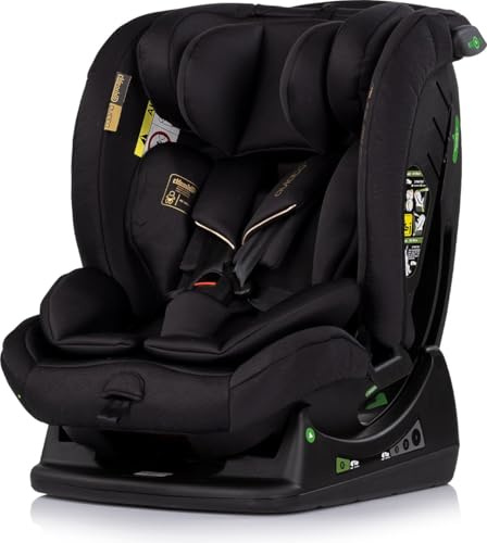 Chipolino Kindersitz i-Size Aviato (40-150 cm) Gruppe 0/1/2/3, verstellbar schwarz gemustert