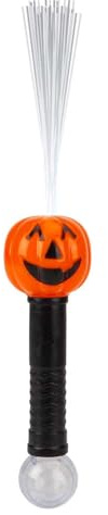VFM e-Store - Halloween Wand Fibre Optic Dand Held Light Trick Or Treat Costume Party - 35cm X 5cm Multi X 1