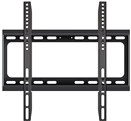 Heavy-Duty Fixed TV Wall Mount for 26-65 Inch TVs Supports Up to 66 lbs 30mm Wall CompatibilitySteel Construction Max400x400mm Easy Installation