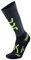 UYN Herren Run Compression Fly Socke, Anthracite/Yellow Fluo, 42-44 EU