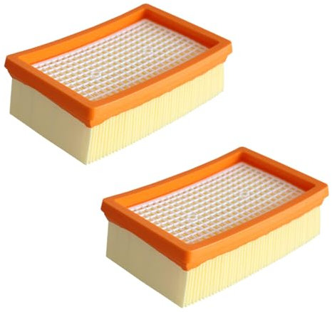 Rediboom 2 Filtri a Pieghe Piatte per Kärcher MV4 MV5 MV6 WD4 WD5 WD6 Aspirapolvere Multiuso, Sostituiscono Filtri come 2.863-005.0