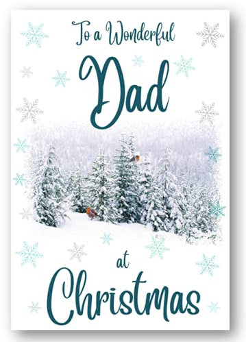 Second Ave Weihnachtskarte für Väter, Winterszene