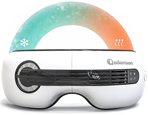 Adamson A80 Augen Massagegerät - Bluetooth Musik mit Akku - 4 Modi zur Reduzierung von Augenalterung, Augenringen, geschwollenen und trockenen Augen, Migräne und Verbesserung des Schlafs