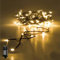 Guirnalda Luces Led de Navidad Luces de Árbol de Navidad Uso Interior/Exterior IP44 Impermeable 100 LED 5M Cable Verde Luz Calida [Clase de eficiencia energética A+++]