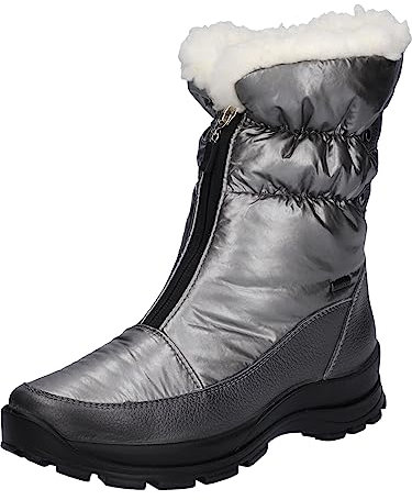 Westland Damen Snowboots Grenoble 03,Weite G (Normal),Wechselfußbett,wasserdicht,Schneeschuhe,Thermostiefel,Canadians,Grau (anthrazit),39 EU / 6 UK