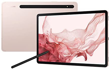 Samsung Tab S8 Wifi 128GB Pink Gold- (Old Version) (Renewed)