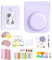 11 in 1 Accessories Kit for Fujifilm Instax Mini 12 Camera With Camera Case+Photo Album+DIY Sticker+Wall Hanging Frame+L Tabletop Frame (Lilac Purple)