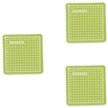 EXCEART 3 Stück Nähstoffunterlage Gitterlinien Pvc-schneideunterlage Platte Manuelles Modellwerkzeug 8 X 8 Cm Schützt Ihren Tisch