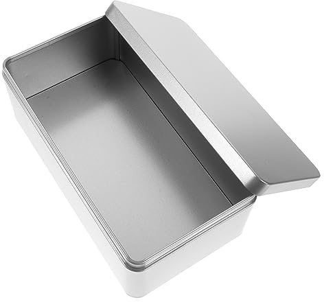 NUOBESTY Kasten Dose Aus Weißblech Süßigkeitenglas Für Zu Hause Metallkanister Mit Deckel Teebehälter Aus Weißblech Versiegelte Teedose Zinn Blechbüchse Trockenfutter Mattes Eisen 22-draht