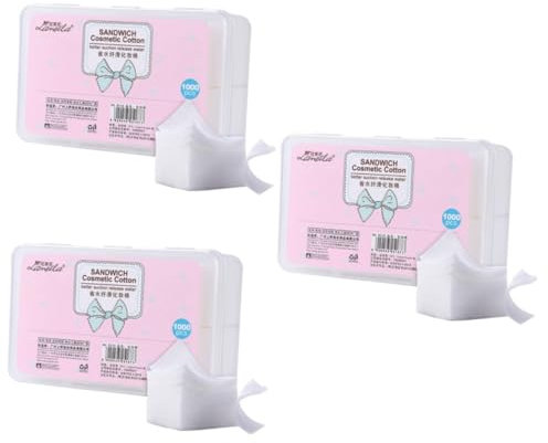 Ipetboom Nagelgellack 3000 Stk Wattepads Gel Verpackt Weiß Nagellack Aus Baumwolle
