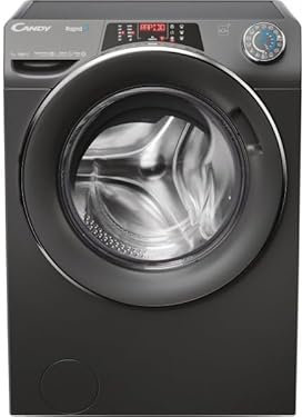 Candy RO41276DWMCRT-S Waschmaschine mit Frontlader, RapidÓ, Anthrazit