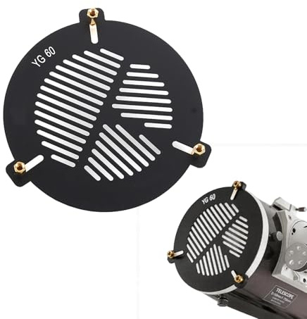 Masque de Mise au Point Bahtinov pour Télescopes, Masque Bahtinov pour Diamètre Extérieur de 63 Mm à 89 Mm/2,48 Pouces à 3,5 Pouces, Accessoires pour Télescopes