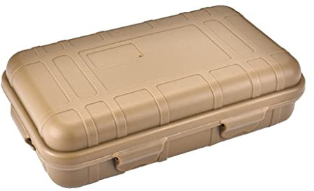 Paopaoldm Wasserdichte stoßfeste Box Container Outdoor Survival Storage Carry Box Sealed Container Box With Foam Shockproof Case Survival Storage Containers Outdoor Waterproof Shockproof Case