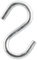Clip Strip 100 Pack S Hooks, 1 Stainless Steel S Hooks for Hanging Plants, Kitchen Utensils, Clothes, Jewelry, Keys, DIY Crafts, Signs and Displays in Retail Stores, SH-100