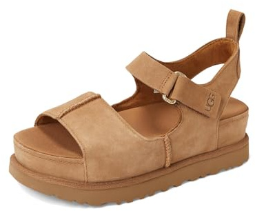 UGG Damen Goldenstar Hi Sandale, Kastanie Wildleder, 39 EU