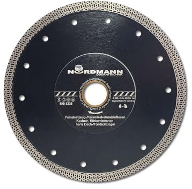 NORDMANN DIAMANTTECHNIK Diamant Trennscheibe FS-850 speed - 200 x 30 mm, Diamantscheibe für Stein, Granit, Keramik, Ziegel, Fliesen-Scheibe mit hoher Schnittgeschwindigkeit