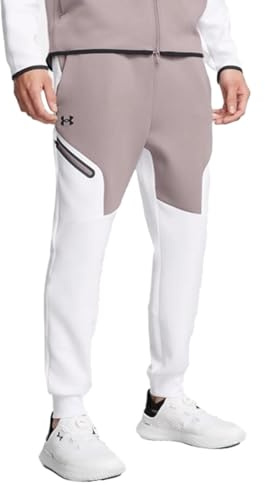 Under Armour Unstoppable Herren-Jogginghose im lässigen Stil, grau, 1389353-015, Tetra Gray/White/Black, XXL