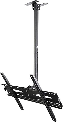 Vollbeweglicher Decken-TV-Ständer mit 360° Drehung und Neigung, geeignet für die meisten Bildschirme, maximale einfache Installation.