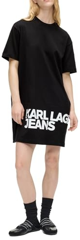 Karl Lagerfeld Jeans Damen Logo T-Shirt Dress