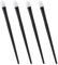 4 Pcs Silicone Eyeshadow and Lip Mask Makeup Brushes, Reusable Silicone Makeup Applicator Professional Tools for Liquid Eye Shadow Applying Cream Mask Oil Lip Gloss Lipstick