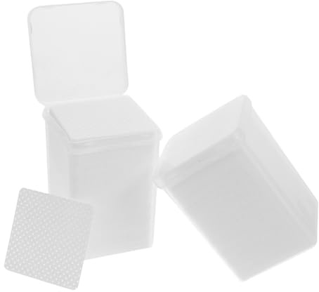 HONMEET Pads mit 200 Stück aus Baumwolle 2 Boxen Nagellackentferner zur Nagelpflege und Reinigung in Weiß für Salon und Heimgebrauch