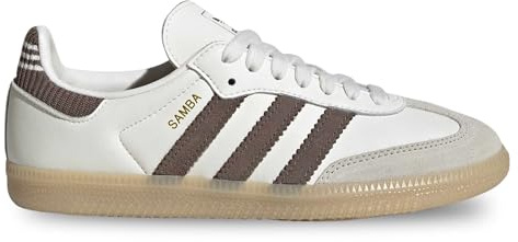 adidas Samba Og J JP9504 Junior Sneakers für Jungen, Weiß/Braun