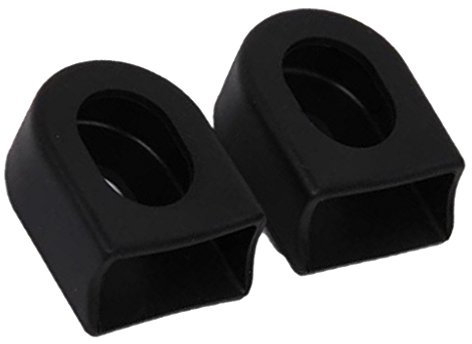 Sharplace 2 Set Kurbelgarnitur Schutzkappen Kurbelarm Kappen, Schwarz, Einheitsgröße