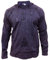Shopoholic Fashion Camicia da Uomo con Cappuccio a Righe StoneWashed, Viola, XX-Large