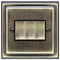 Brush Antique Brass Light Switch 3 Gang 10amp 2 Way BE306 KME