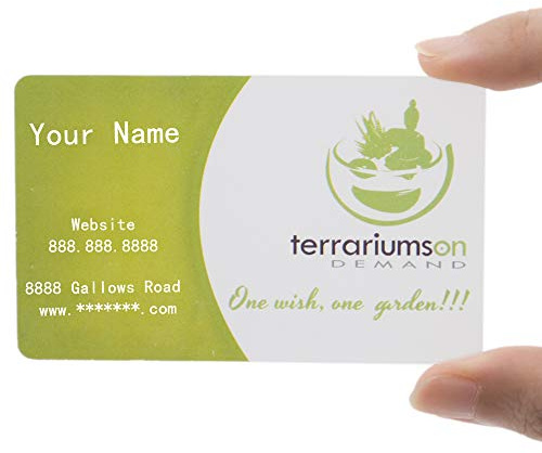 Custom 200 PCS gefrostetem Kunststoff Personalisieren Business Cards, Full Farbe gedruckt, 0,38 mm Stärke 200 PCS Frosted/ 0.38mm