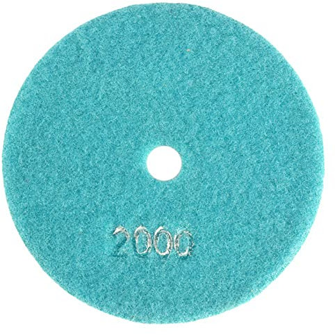 FTVOGUE Disques de Meulage Disques de Diamant Polissage Mouillés Ponçage Roues de Papier Verre pour Granit Béton Marbre(2000)