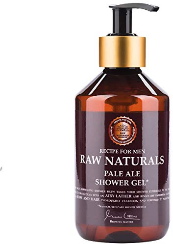 Raw Naturals PALE ALE SHOWER GEL | Mild, refreshing and cleansing Men’s Shower Gel | Men Body Wash with natural ingredients | Natural product from your local Swedish Skincare Microbrewery