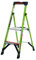 Little Giant Ladders 1303-952 Mighty Lite, 2 Tread, Fibreglass GRP, HiViz Green, Platform Step Ladder, EN131 Professional
