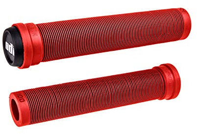 ODI Unisex – Erwachsene Longneck SLX Soft Griffe, Bright Red, 160mm