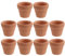 Holibanna Lot de 10 mini pots en terre cuite pour plantes succulentes ou plantes grasses 3 x 3 cm