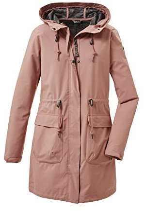 G.I.G.A. DX Women's Parka casual in softshell con cappuccio - GS 99 WMN SFTSHLL PRK, rose, 44, 37955-000
