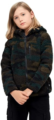 Brandit Kids Teddyfleecejacket Hood, Viele (Tarn-) Farben, Größen 122 bis 176