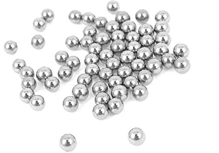 A ABSOPRO 60 Stück Lager Stahlkugeln 3mm Fahrrad Ersatzteile