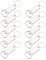 EXCEART 10pcs Decorative Beer Openers Keychains Zinc Alloy Key Accessory Key Chain Keyring Blanks Dad Bottle Opener